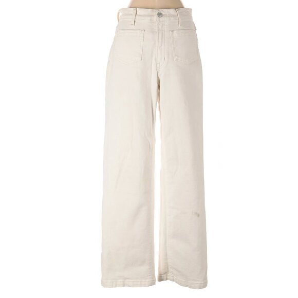 Madewell Ivory Jeans Size 25 Women's wideleg jeans - Picture 1 of 4